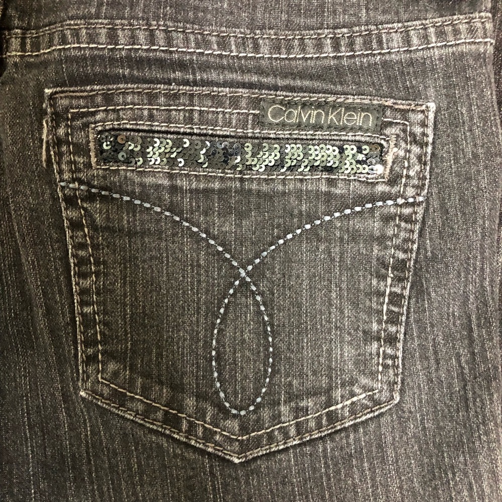 Calvin Klein Black Jeans With Classic Pocket - Picture 3 of 8